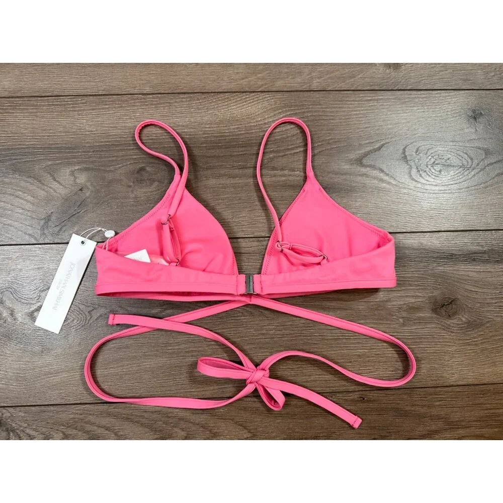 Jonathan Simkhai Harlen Strappy Bikini Top NWT M - Picture 8 of 12